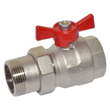 Кран-американка кульовий Bonomi ВЗ 1 1/4'' прямий