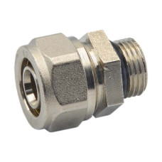 Муфта з зовнішньою різьбою Bonomi 16(2,0)x1/2" з ущільнювачем