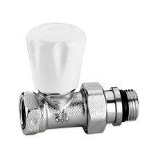 Кран радіаторний Caleffi прямий 1/2"