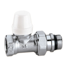 Кран радіаторний відсікаючий Caleffi прямий 1/2"