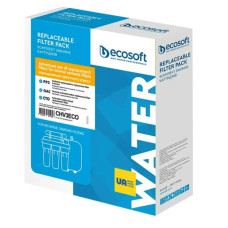 Покращений комплект картриджів Ecosoft 1-2-3 для фільтрів зворотного осмосу
