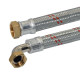 Шланг антивібраційний кутовий Parigi AVC-Z DN19 3/4"x3/4" ВВ 100 см