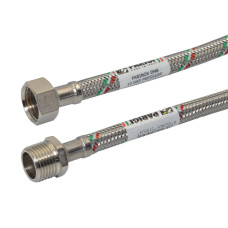 Гнучкий шланг для води Parigi Parinox DN8 1/2"x1/2" ВЗ 100 см PN10