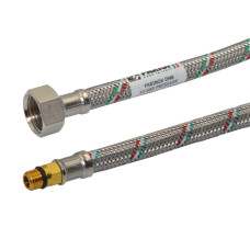 Гнучкий шланг для води Parigi Parinox DN8 M10x1/2" 150 см PN10 коротка голка