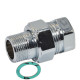 Американка пряма хромована Pattaroni 1/2" (під прокладку)