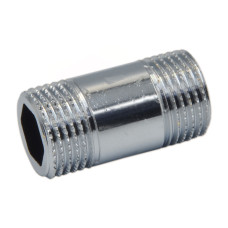 Ниппель длинный хромированный Pattaroni 1/2"x40 мм под шестигранник