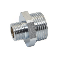 Ниппель редукционный хромированный Pattaroni 1"x1/2"