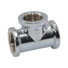Трійник хромований Pattaroni 1/2" ВВВ