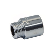 Удлинитель латунный хромированный Pattaroni 3/8"x25 мм
