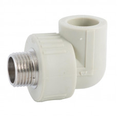 Коліно з зовнішньою різьбою PPR Gross 20x1/2"