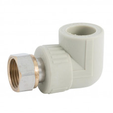 Коліно з накидною гайкою PPR Gross 20x1/2"