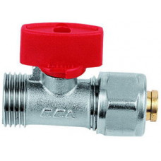 Кран шаровый мини под PEX ECA РН 16х1/2"
