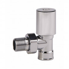 Кран радіаторний хромований SD Forte 1/2" кутовий