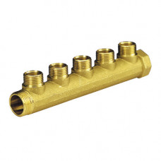 Колектор латунний Bianchi 1"x5x1/2" ЗР, l = 36 мм