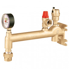 Настінна група безпеки котла у зборі Caleffi 3/4"