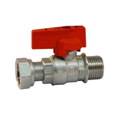 Кран прямой Bianchi 1"x3/4" ВН с накидной гайкой