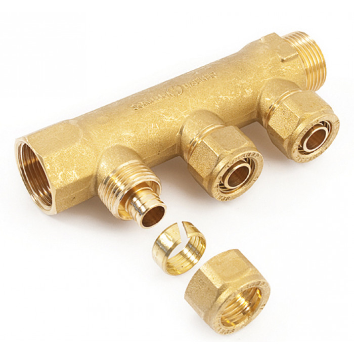Коллектор General Fittaings 3/4"x4x16(2,2)