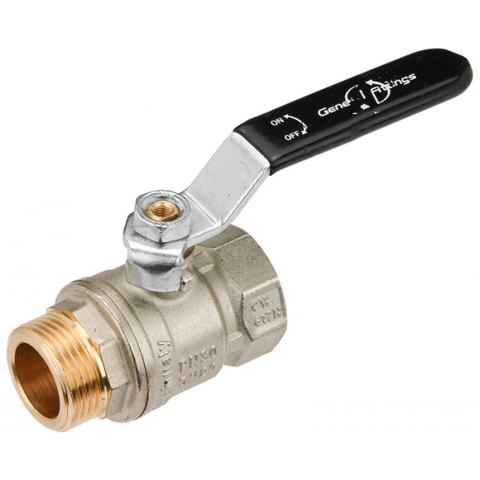 Кран кульовий General Fittings ВН 1/2" довга ручка