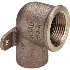 94472g Коліно настінне Viega d15x1/2" РВ бронзове