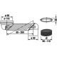 Гофра плоска ексцентрична Sanit d110x475 мм.