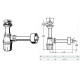 Сифон для умивальника Viega 1 1/4"x1 1/4" пластик білий бутилка з верхом 573966 (103927)