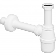 Сифон для умивальника Viega 1 1/4"x1 1/4" пластик білий бутилка без верха 108694